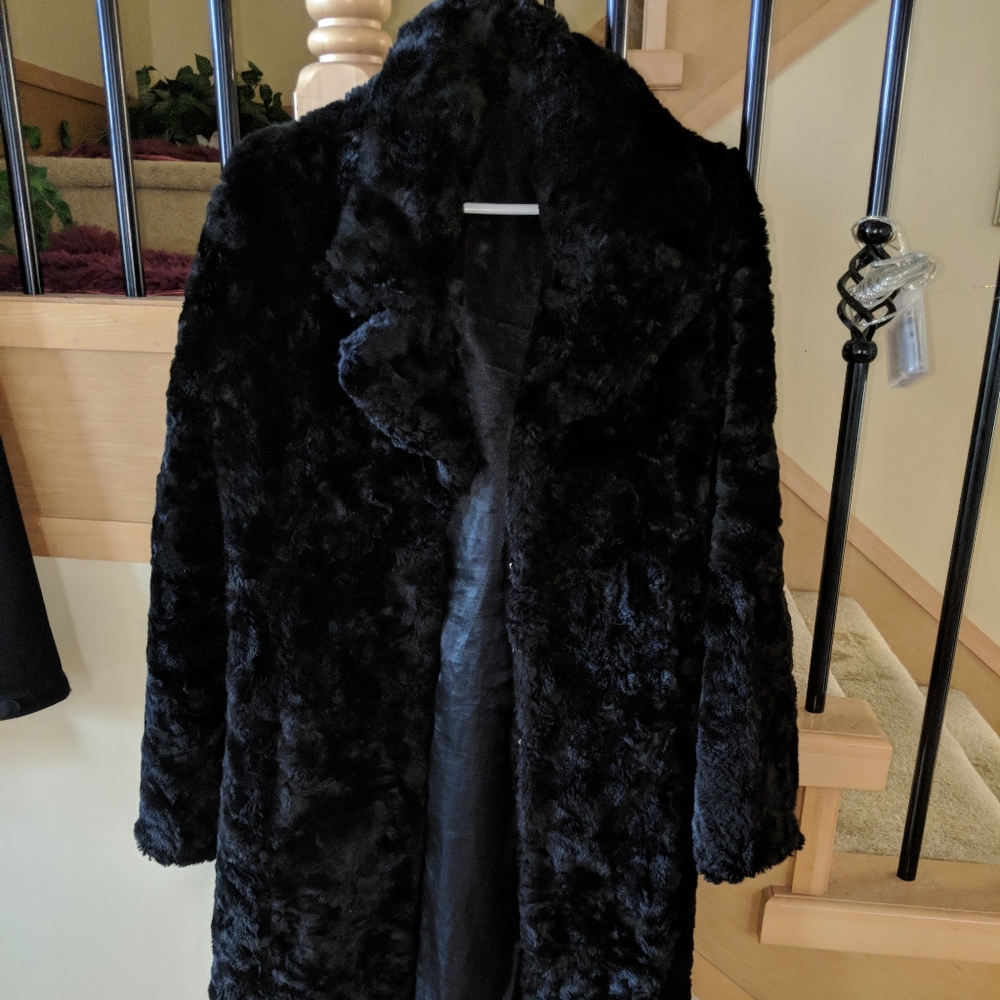 Faux fur coat